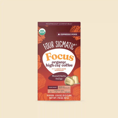 Focus Dark Roast High Caf Espresso Pods (10ct)