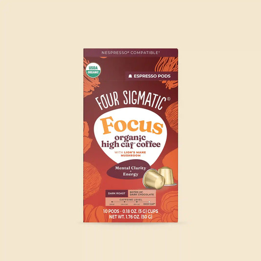 Focus Dark Roast High Caf Espresso Pods (10ct)