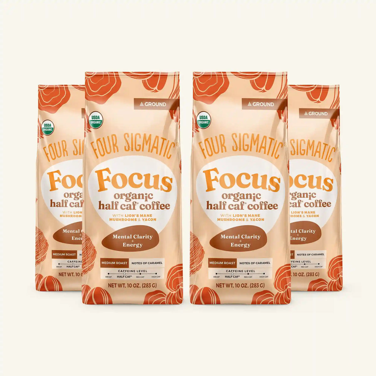 Focus Half Caf Ground Coffee - Medium