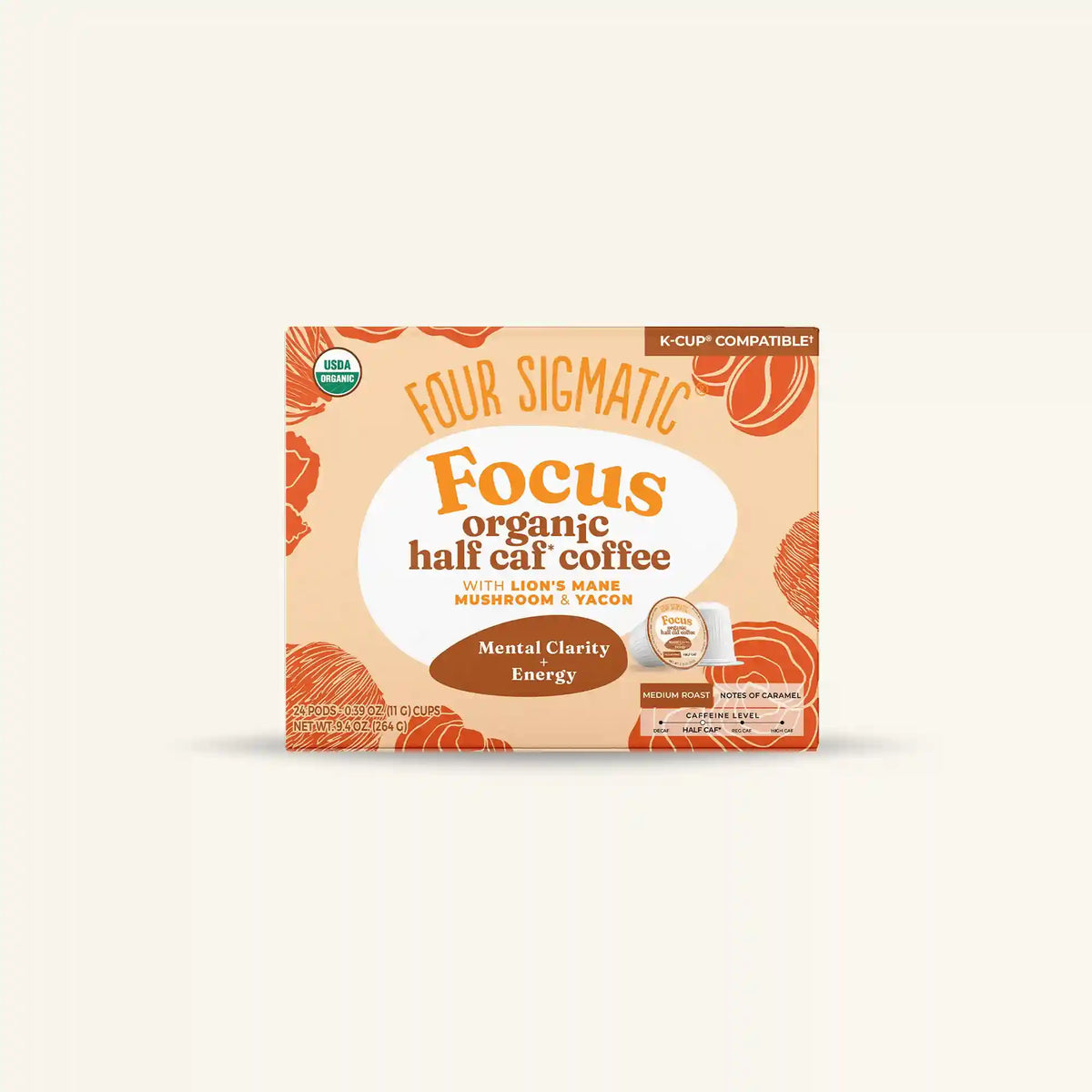 Focus Half-Caf Coffee Pods (24ct)
