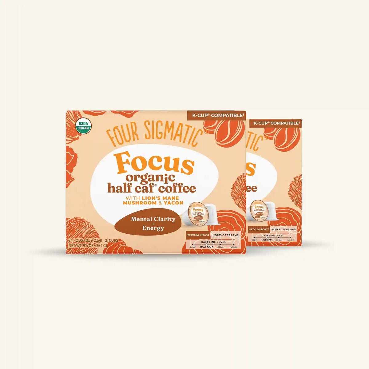 Focus Half-Caf Coffee Pods (24ct)