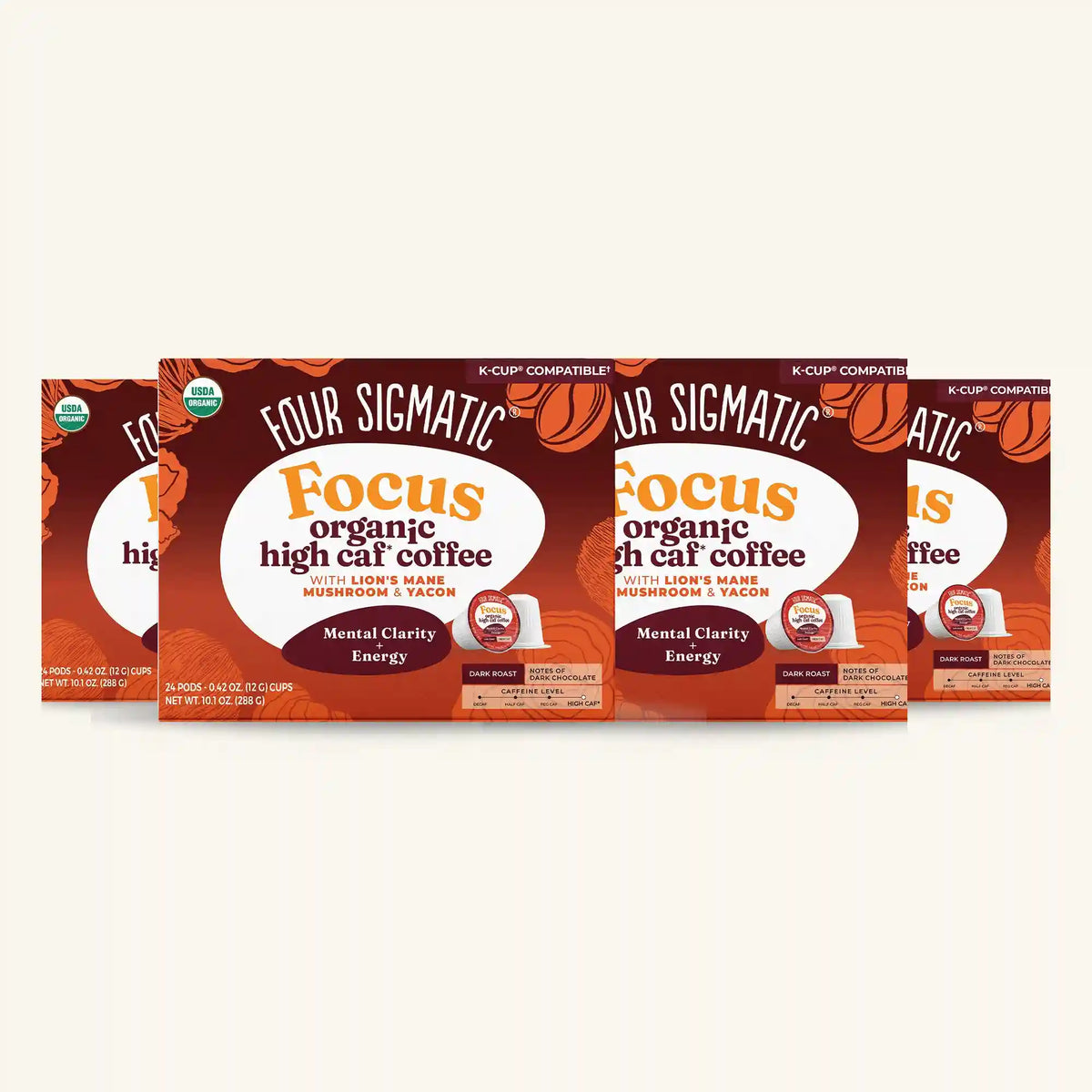 Focus High Caf Coffee Pods (24ct)