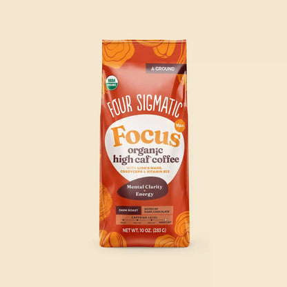 Focus Max High Caf Ground Coffee - Dark
