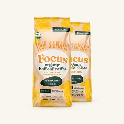 Focus Half Caf Whole Bean Coffee